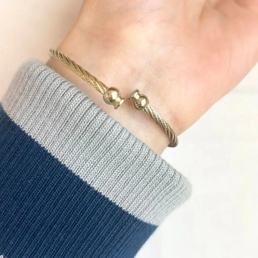 Vintage Inspired Luxury Gold Tone Watch